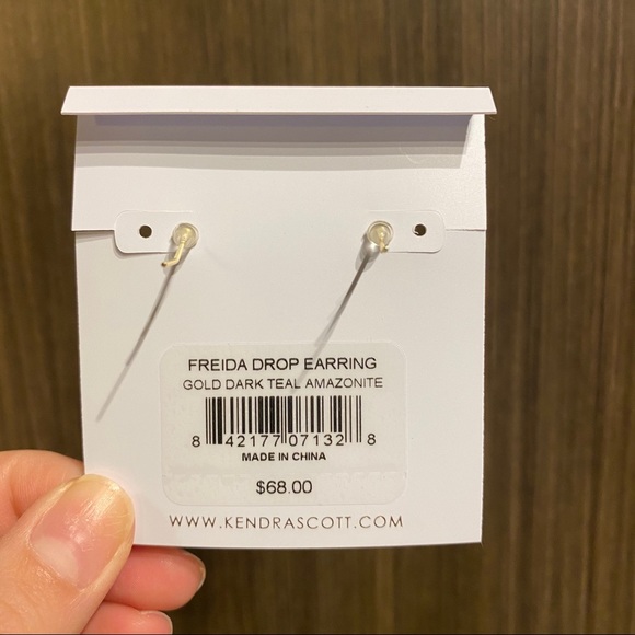 [SOLD] Kendra Scott Freida In Teal Amazonite - Picture 2 of 2